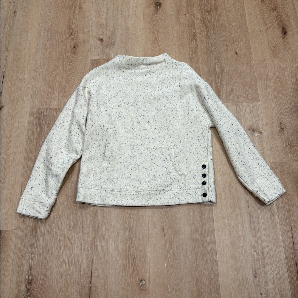 Madewell Speckled Mockneck Sweatshirt